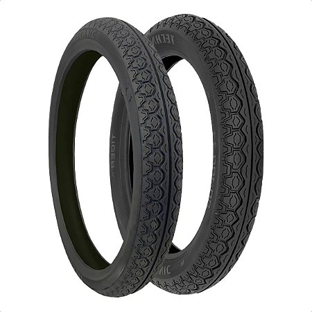 Pneu Moto Technic Diant 60/100-17 Tras 80/100-14 TigerTyres