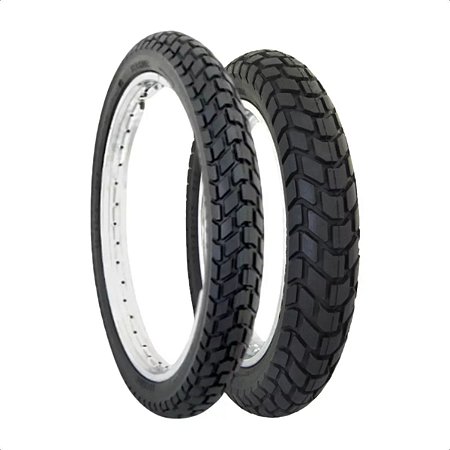 Pneu Moto Diant 90/90-19 E Traseiro 120/80-18 T&C Technic