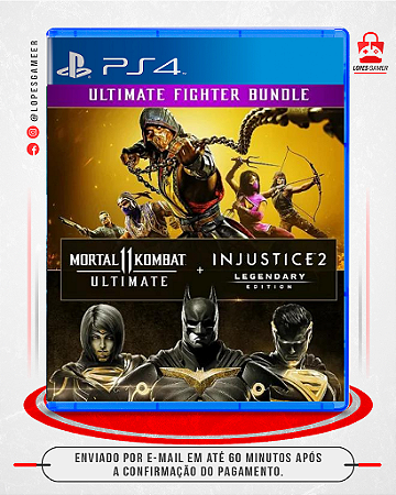 Mortal Kombat 11 Ultimate + Injustice 2 Leg Bundle - Ps4