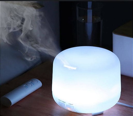 Umidificador de Ar / Difusor de Aromas Com Controle Remoto