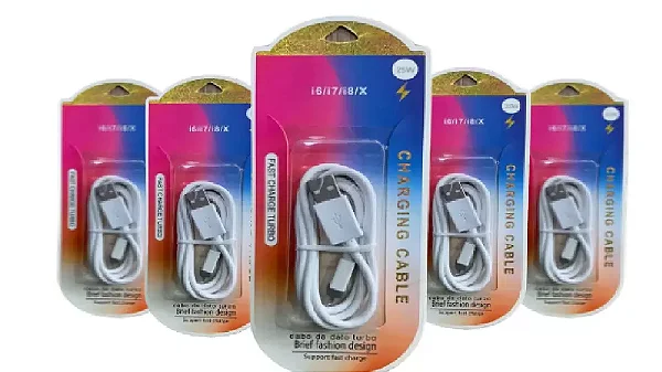 Cabo carregador USB 25W Lightning  Iphone Fast charge 1 metro