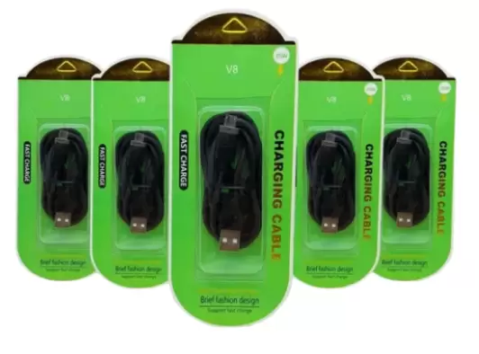 Cabo carregador USB 25W V8 Fast charge 1 metro