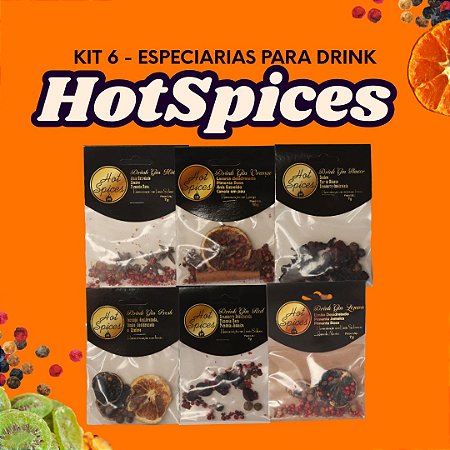 Drink Gin Kit 6 Especiarias