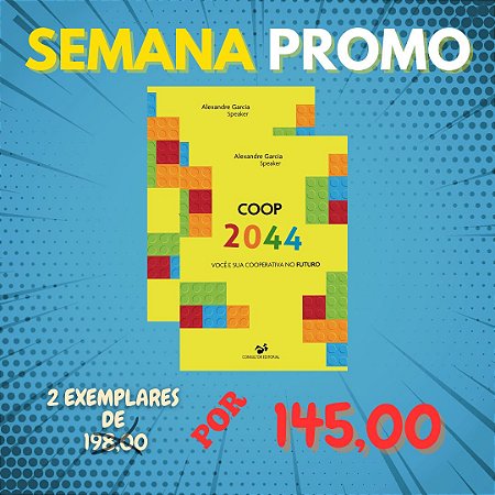 Livro Coop 2044 Você e Sua Cooperativa no Futuro - Combo com desconto