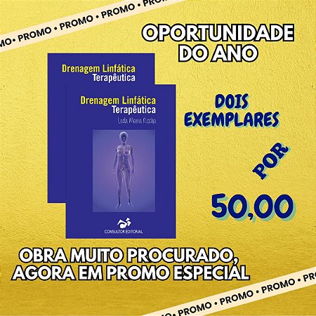Livro Drenagem Linfática Terapêutica - combo com desconto