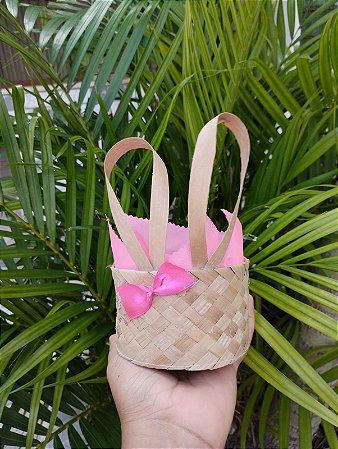 Lote com 50 porta cachepôs coelhinho