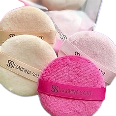kit 2 Esponjas Para Pó Redonda Sabrina Sato
