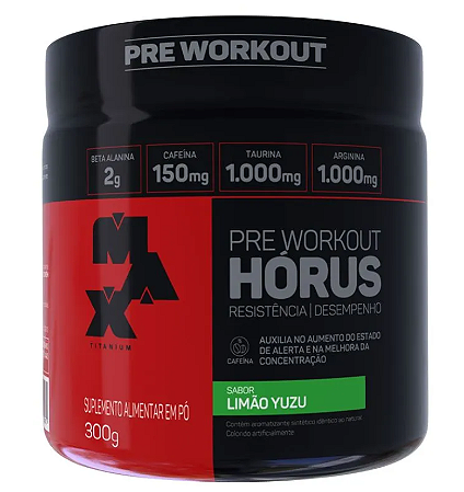 HORUS - PRÉ TREINO (300G) - LIMÃO YUZU