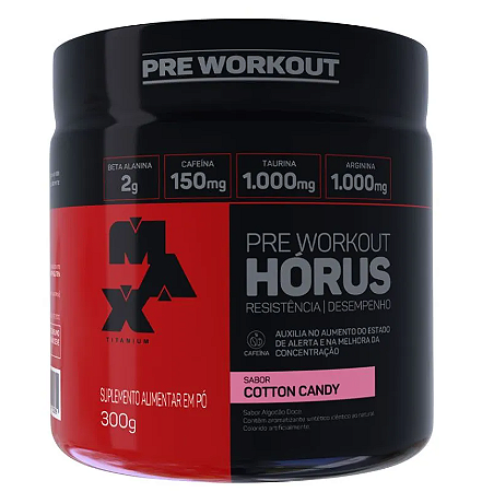 HORUS - PRÉ TREINO (300G) - COTTON CANDY