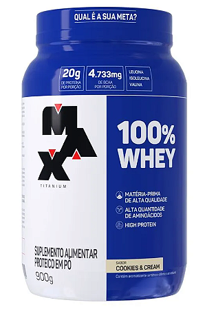100% WHEY POTE 900G - COOKIES & CREAM