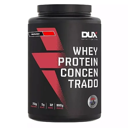 WHEY PROTEIN CONCENTRADO (900G) - MORANGO