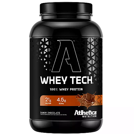 WHEY TECH CONCENTRADO E ISOLADO (900G) - CHOCOLATE