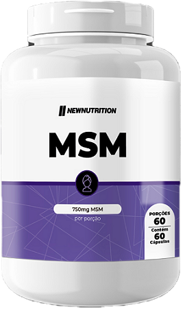 MSM 750mg 60 cápsulas