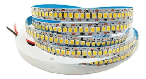 5 Metro Fita Led 2835 12v Ip20 240leds/m 48w/m 3000k Ou6000k Cor da luz Branco-quente 3000K