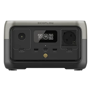 EcoFlow RIVER 2 - Estação de Energia Portátil 600W / 256Wh