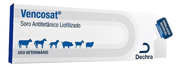 Vencosat Soro Antitetânico Liofilizado seringa 5ml  Dechra