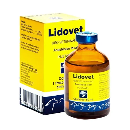 Lidovet Injetável 50 Ml - Bravet