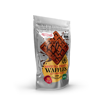 Mistura Pronta Para Waffles e Panquecas Sabor Chocolate