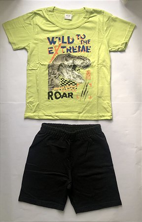 Conjunto Masculino Infantil - Estampa Wild to the extreme - Elian - 241233