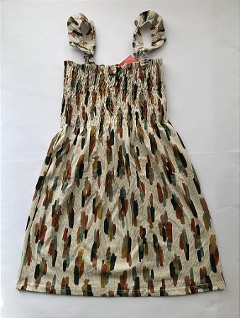 Vestido Meia Malha Estampada - Kely Kety - 43699