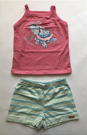 Conjunto Fem Infantil Meia Malha e Moletinho - Kely Kety - 43356