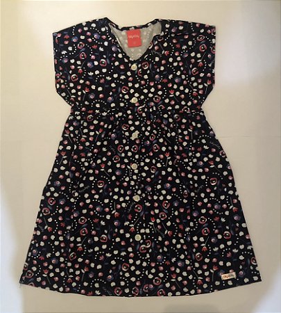 Vestido Meia Malha Estampada - Kely Kety - 43709