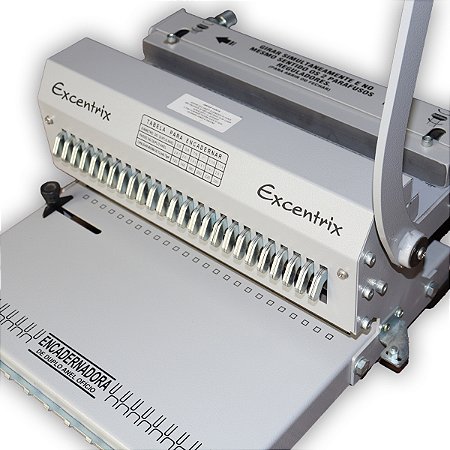 Encadernadora Wire-O com Eliminador de Furos 2x1 para 110 a 270 Folhas