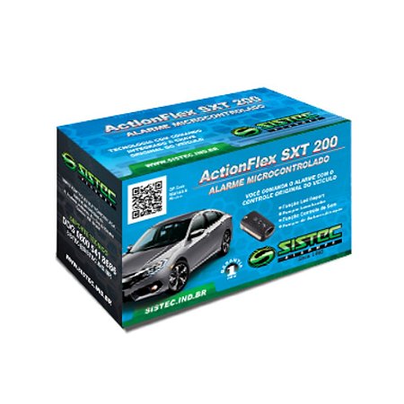 ALARME SISTEC KEYLESS UNIVERSAL ACTIONFLEX - SXT200 (AZUL)