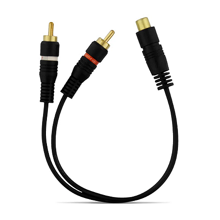 CABO Y RCA PRETO 2M/1F 20CM - KX3 ECO