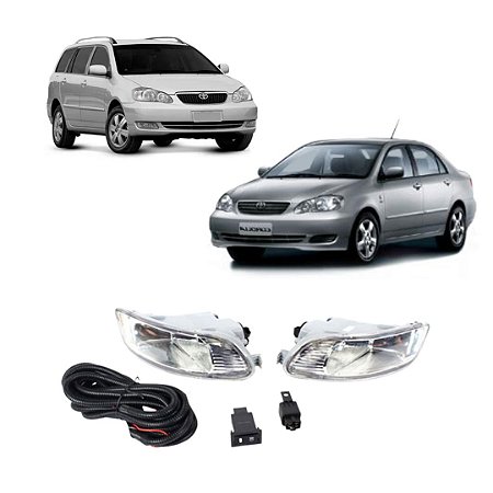 KIT FAROL AUX COROLLA 05/08  FIELDER 08/09 BT/ORIG - SHOCKLIGHT