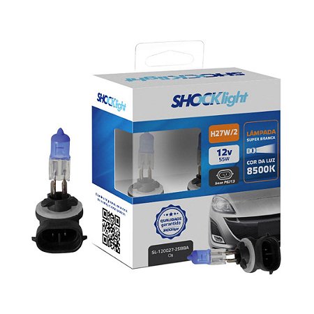 LAMPADA SUPER BRANCA H27 (PAR) - SHOCKLIGHT