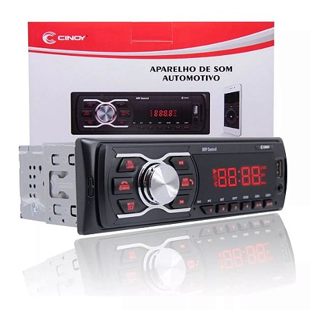SOM AUTOMOTIVO USB/BT 4x45W  USB- CINOY