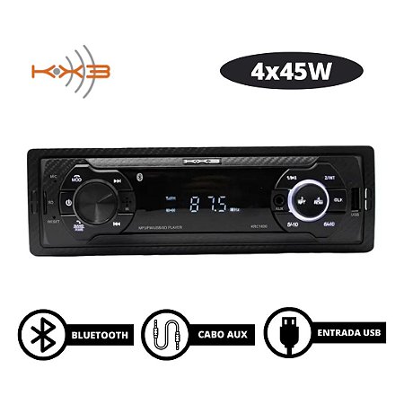 SOM AUTOMOTIVO USB/BT 4x45W  USB - KX3