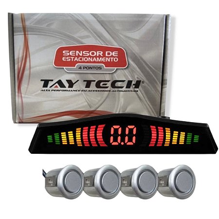 SENSOR DE ESTACIONAMENTO PRATA - TAY TECH