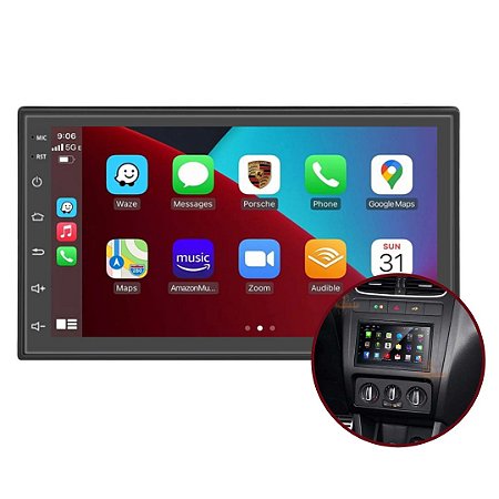 CENTRAL MULTIMIDIA ANDROID - APPLE CARPLAY / ANDROID AUTO Wireless - 7 POLEGADAS - PRIME IMPORTS
