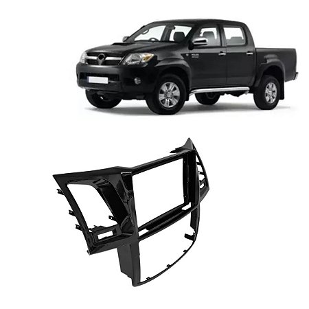 MOLDURA PAINEL 9" HILUX/SW4 09/15 AR DIGITAL + ANALÓGICO BLACK PIAN - 5911MD FIAMON