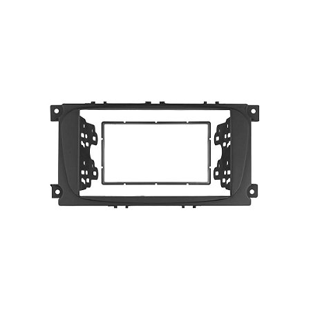MOLDURA PAINEL 7" FOCUS HATCH/SEDAN 09/13 PRETA 2DIN - PERMAK