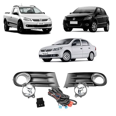 KIT FAROL AUX GOL G5 08/12 VOYAGE G5 08/12 SAVEIRO G5 10/13 - SHOCKLIGHT