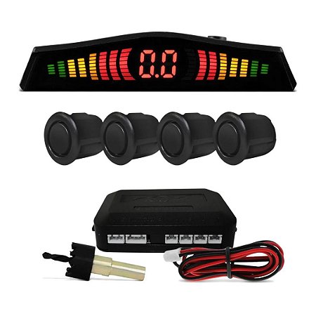 SENSOR DE ESTACIONAMENTO PRETO BRILHO - KX3 ECO