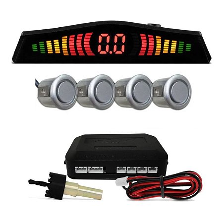 SENSOR DE ESTACIONAMENTO PRATA - KX3 ECO