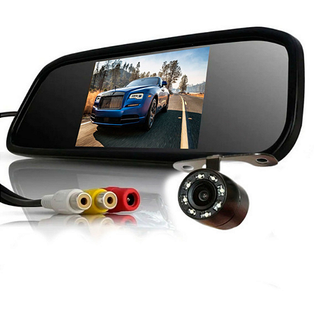 CAMERA RE + RETROVISOR - DLUX