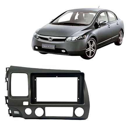 MOLDURA PAINEL 9"/7" CIVIC 07/11 GRAFITE  - FIAMON - 5676MD