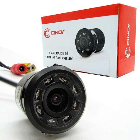 CAMERA RE 2X1 COM LED PARA VISÃO NOTURNA  - CINOY
