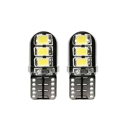 LAMPADA LED T10 PINGO ESMAGADO CAMBUS SILICONADA (UN)