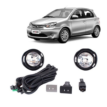 KIT FAROL AUX ETIOS HATCH/SEDAN 12/ BT/ORIG - SHOCKLIGHT