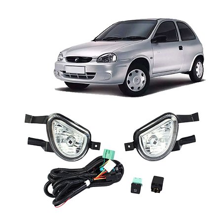 KIT FAROL AUX CORSA CLASSIC 03/10 PICKUP 00/02 BT/ORIG - SHOCKLIGHT