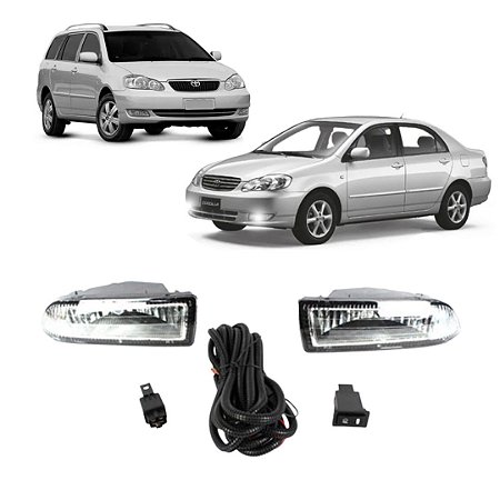 KIT FAROL AUX COROLLA 03/04 FIELDER 05/07 BT/ORIG - SHOCKLIGHT