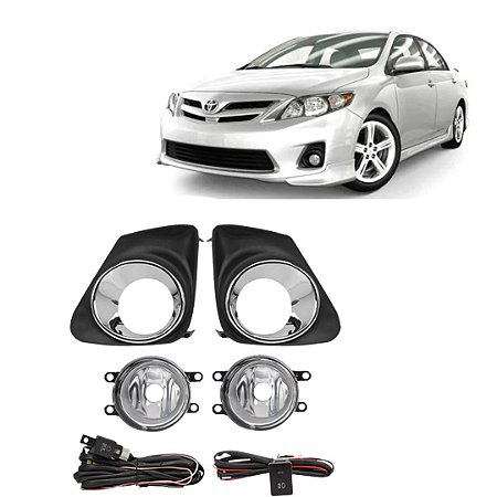 KIT FAROL AUX COROLLA 12/13 MOLD/CR BT/ORIG - SHOCKLIGHT