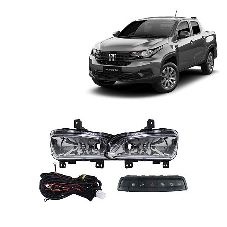 KIT FAROL AUX STRADA FREEDOM 20/ (COM DESEMBAÇADOR)  BT/ORIG - SHOCKLIGHT