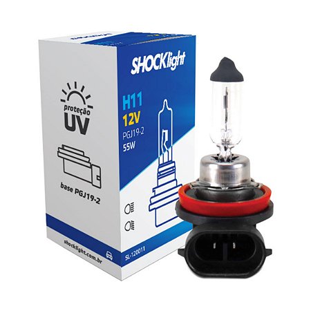 LAMPADA COMUM H11B - SHOCKLIGHT